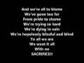 Sum 41 – We're All to Blame Lyrics