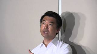 2013.10.3　橋下徹　大阪市長　登庁時　ぶらさがり取材