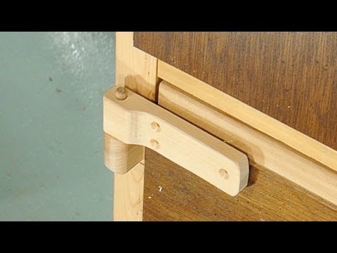 Making wooden hinges - YouTube