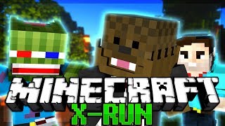 THE MOST FRUSTRATING GAME IN Minecraft X-Run PARKOUR MINIGAME w/ Bashur and Will