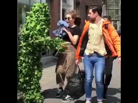 Tree prank with street pedestrians🙈😁🤣🙏🏽👌😎 #funny prank videos