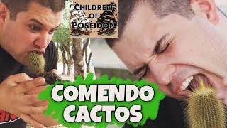 Comendo um Cactos inteiro | Children of Poseidon vs La Fênix Challenge