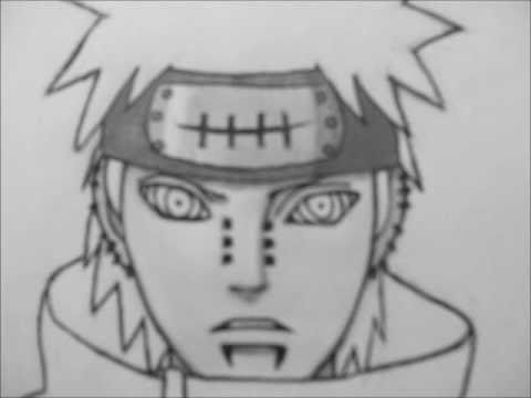 How to Draw Pein (Akatsuki Collection) - YouTube