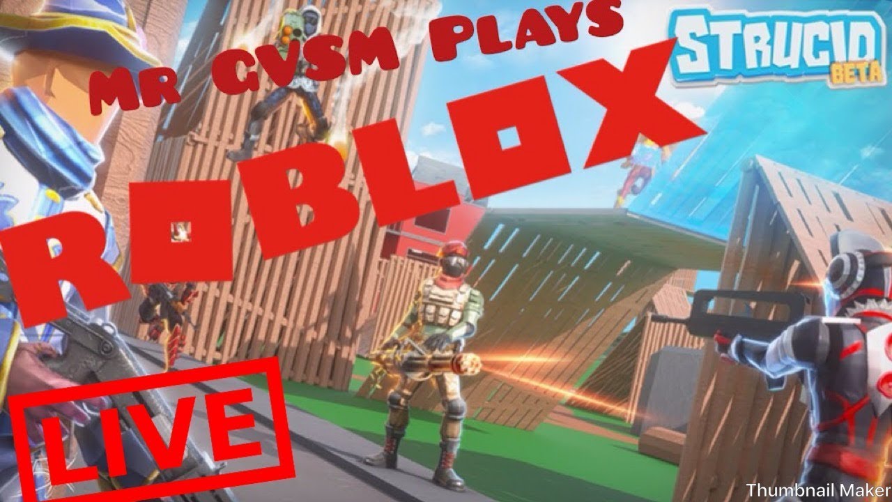 Playing Roblox Strucid And Other Games Live Roblox Livestream
