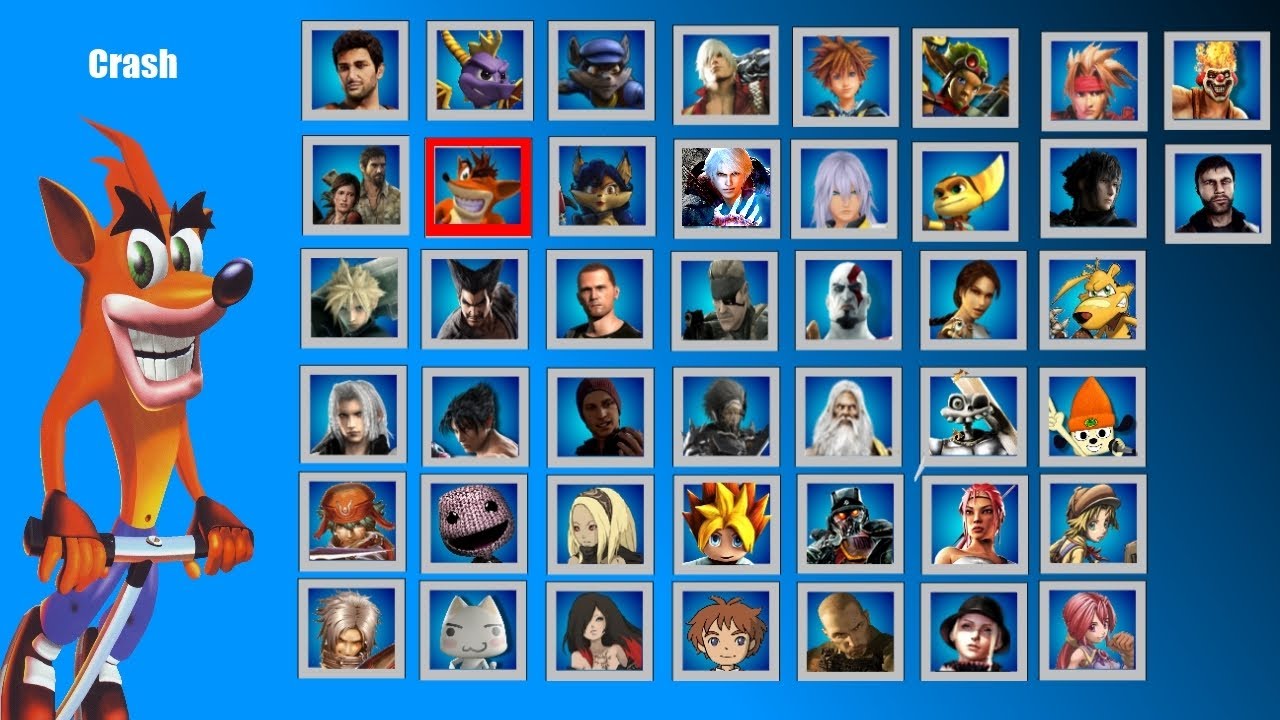 playstation all star characters