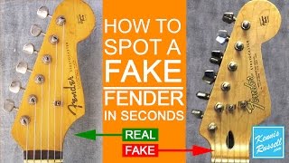 How to Spot a FAKE Fender in Seconds