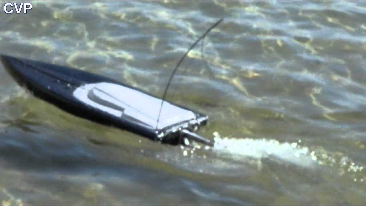 Rc Carbon scratch built fast electric boat - YouTube
