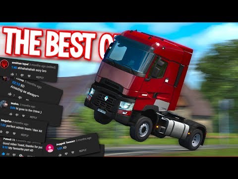 The Best of Funny Moments 1-10 β + Comment Section! | Euro Truck Simulator 2 Multiplayer