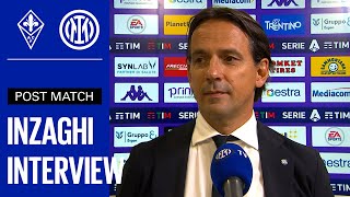 FIORENTINA 1-3 INTER | SIMONE INZAGHI EXCLUSIVE INTERVIEW [SUB ENG] 🎙️⚫🔵?🤩