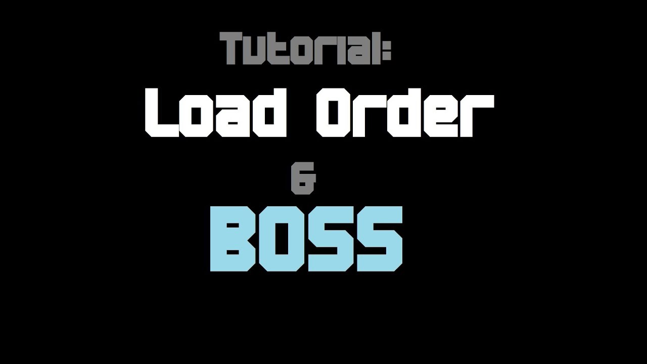 nexus mod manager load order