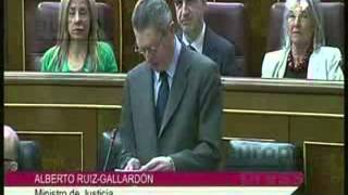 Gallardon habla del aborto