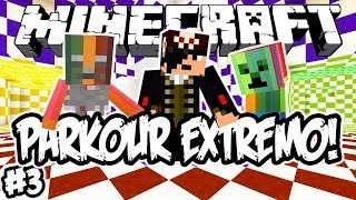 MUNDO COLORIDO! - Parkour Extremo! - Minecraft #3