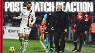 Coach Pioli and Ruben Loftus-Cheek | Post-match reactions | #SalernitanaMilan