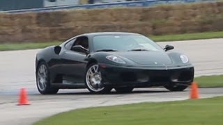 Ferrari F430 Drift Attempt