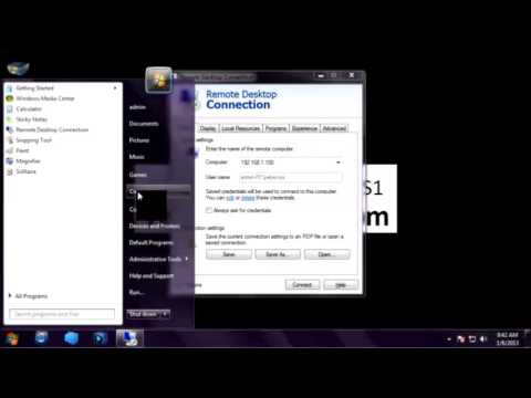 remote desktop to server 2012