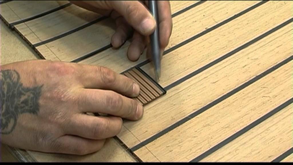synthetic teak decking for boats with isiteek - youtube
