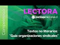 PAES  Competencia Lectora  Textos no literarios Gu?a organizaciones sindicales.360p