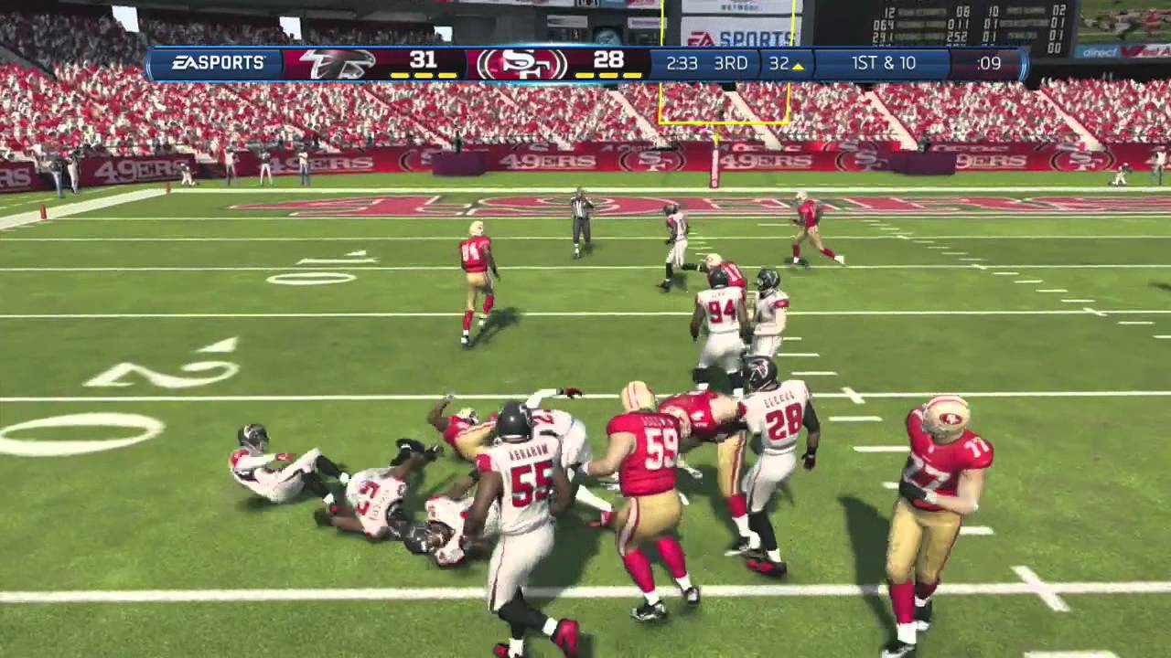 Madden 13 Online Game Vs Kilo ( Commentary about me ) Falcons | Niners ...