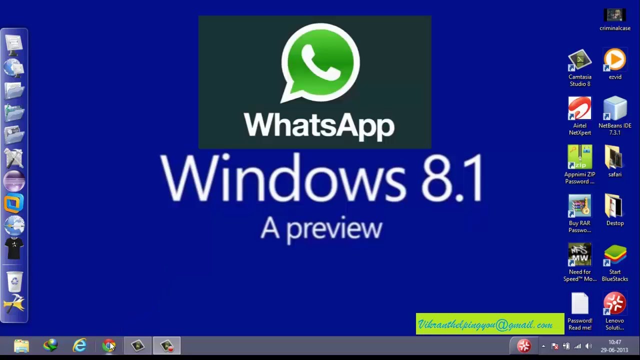 download whatsapp for pc window/mac