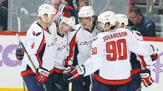 Washington Capitals Alex Ovechkin scores twice