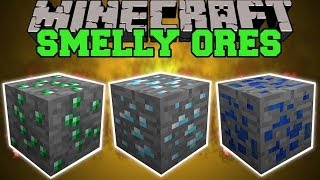 Minecraft: SMELLY ORES (FIND ANY ORES AND THEIR LOCATIONS!) Mod Showcase