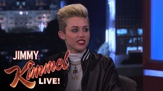 Miley Cyrus on Jimmy Kimmel Live PART 2