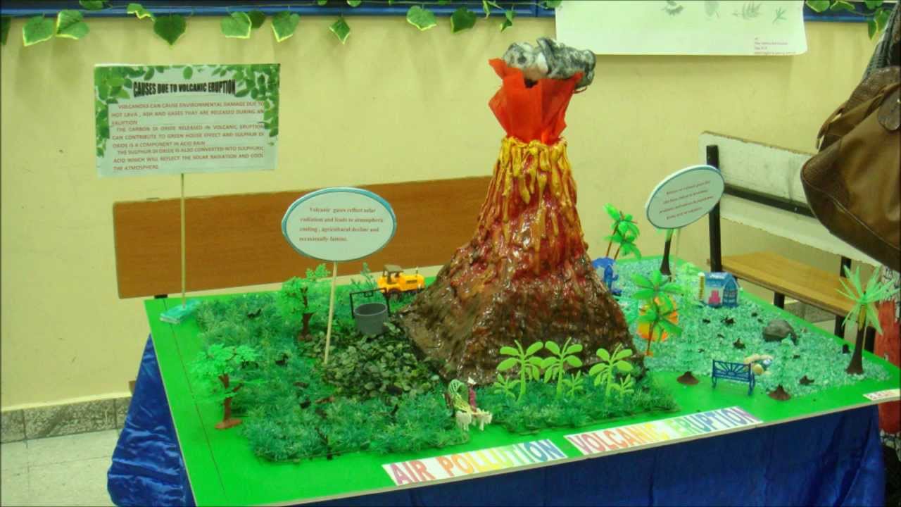 Indian English Academy School - Go Green science exhibition models 2013