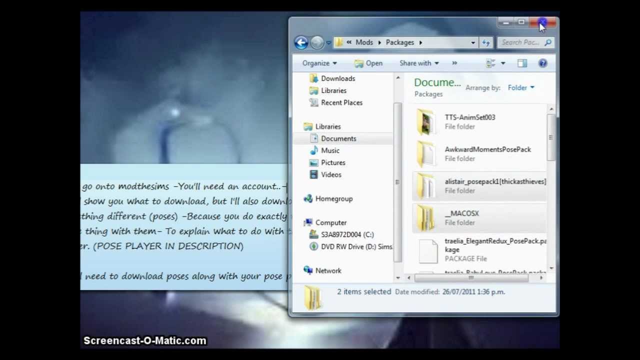 ... To Download Pose Player - And The Resource.CFG For Sims 3 - YouTube