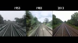 London to Brighton Train Journey: 1953 - 2013