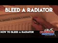 How to bleed central heating radiators