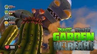 PLANTS VS ZOMBIES: GARDEN WARFARE | Co-op Gameplay | Peashooter & Sunflower (XBOX ONE Gameplay)