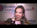 2011 Scotties Tournament of Hearts Draw 14 Media Scrum