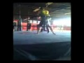 Fitz Holding the Pads for UFC Fighter Sam Stout Fitz Holding the Pads for UFC Fighter Sam Stout