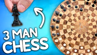 Three Man Chess is head-to-head-to-head mental combat.