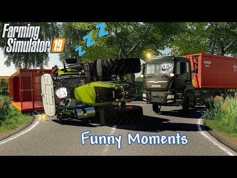 Funny Moments & Crash Compilation - Farming Simulator 19 Multiplayer #2