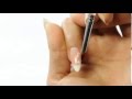 Цветочный 3D дизайн ногтей из UV Gel (2-й вариант)