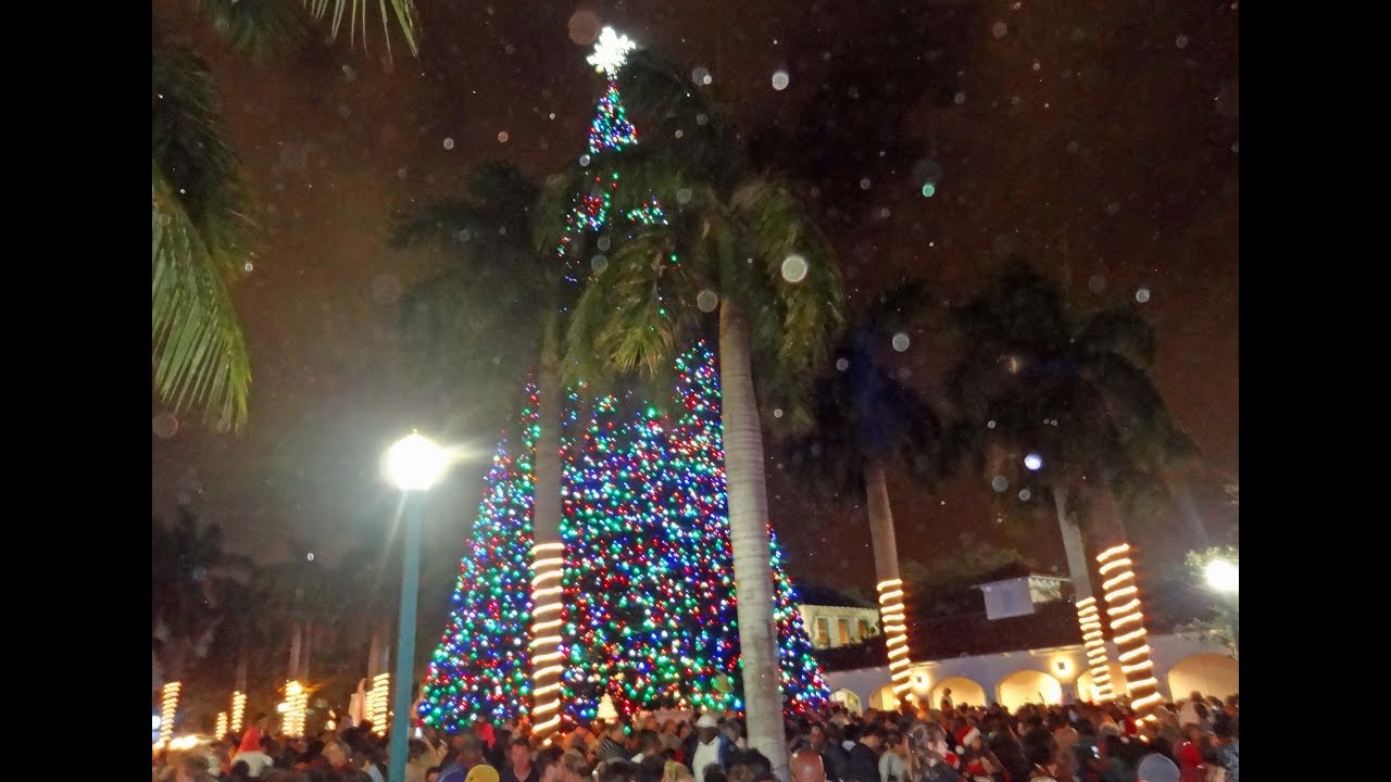 santa and christmas tree lighting 2012 delray beach fl santa and christmas tree lighting 2012 delray beach fl