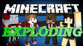 Minecraft EXPLODING FLOOR Minigame w/ BajanCanadian, NoochM, Bashur and AshleyMarieeGaming