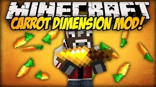 Minecraft Mod Showcase: MARCHEWKOWY ŚWIAT! - Carrot Dimension Mod