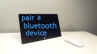 Pair A Bluetooth Device Mouse To Surface Pro How To Youtube