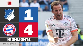 HATTRICK-HERO HARRY KANE! | HOFFENHEIM — FC BAYERN | Highlights | Matchday 4 – Bundesliga 2025/26