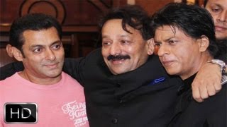 Shahrukh Khan - Salman Khan hug and make up at Baba Siddiqui's iftar party