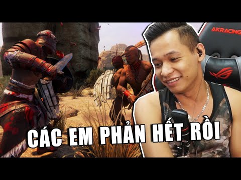 (Mixigaming Conan Exiles) Ngày các em tạo phản và món quà siêu to khổng lồ dành cho Quang.