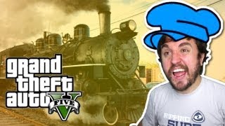 GTA V Sandbox: Dá para descarrilar um Trem? (A Saga)