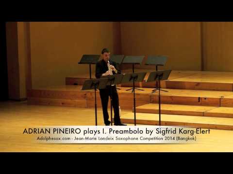 ADRIAN PIÑEIRO plays I Preambolo by Sigfrid Karg Elert