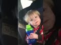 Baby dancing in car seat!!! Funny!!!