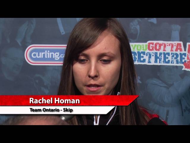 Draw 12 Media Scrum - 2013 Scotties Tournament of Hearts
