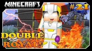 Minecraft A SÉRIE #21 DUPLA ROYAL SWORD!! ÉPICO!