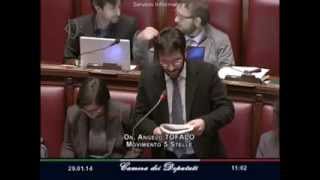 Angelo Tofalo (M5S) "BOIA CHI MOLLA! E NOI NON MOLLEREMO"