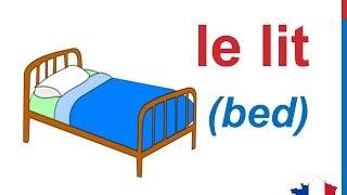 Bedroom French on All Comments On French Lesson 84   Bedroom   La Chambre   Furniture